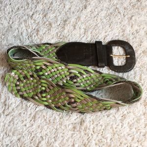 Gorgeous Cole Haan Women’s Braided Leather Belt XS